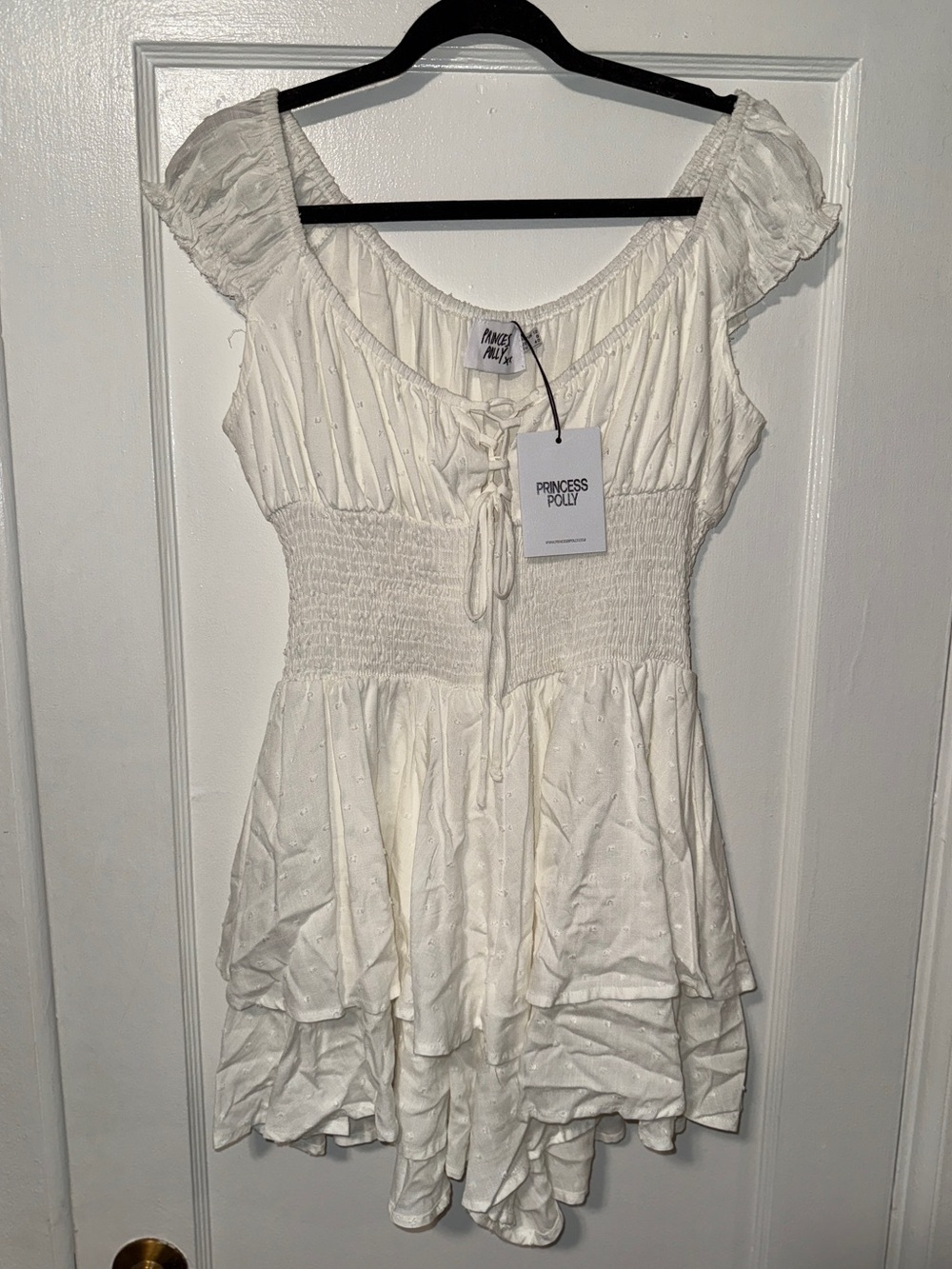 Lace Up Romper